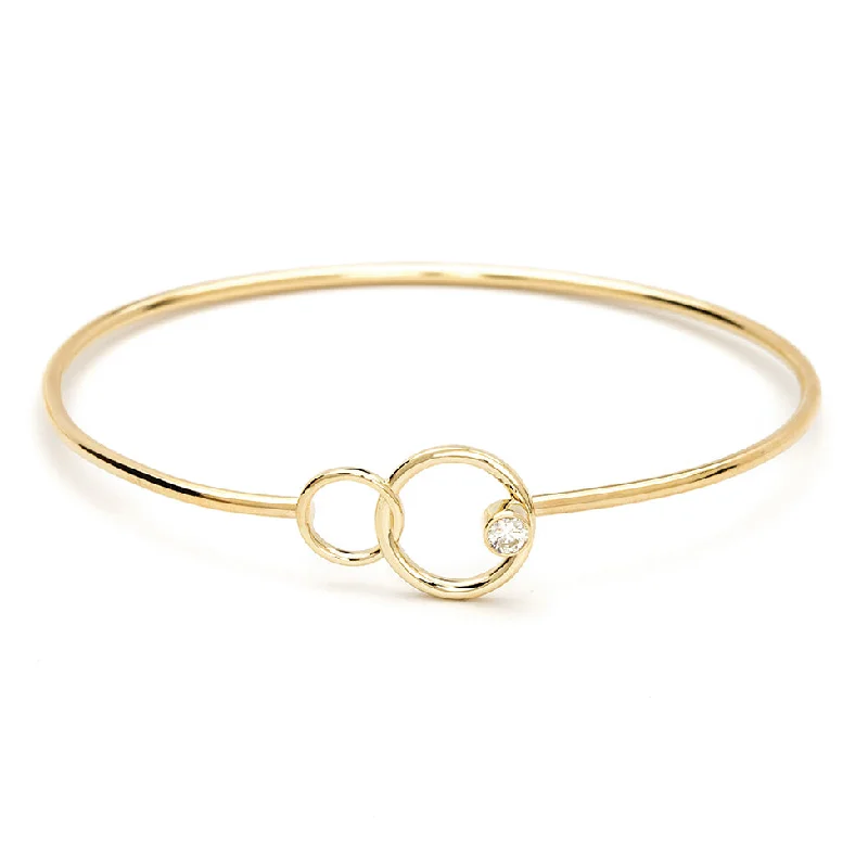 minimalist wedding band set You + Me Bangle Diamond Bracelet in 14K Yellow Gold (.20ctw) minimalist wedding band set You + Me Bangle Diamond Bracelet in 14K Yellow Gold (.20ctw)