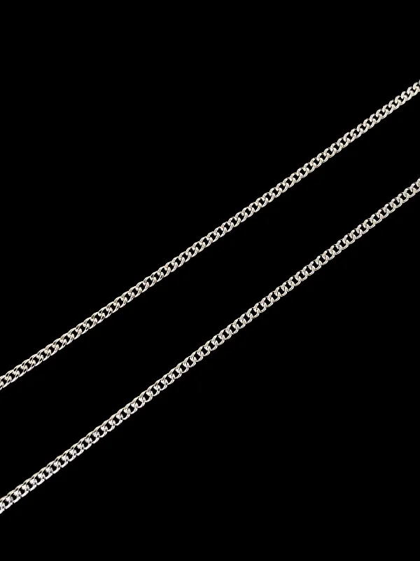 minimalist birthstone bangle Stainless Steel Cuban Link Chain