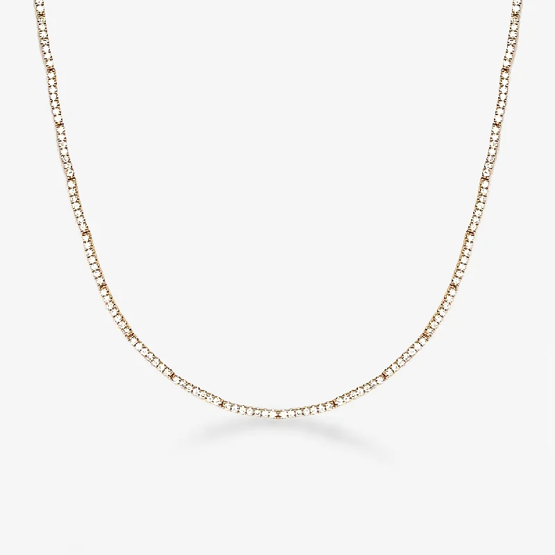 statement gold cuff earrings 2.00CT Flex-Bar Diamond Tennis Necklace