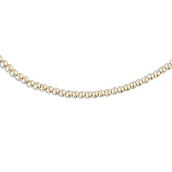 infinity knot wedding band 2MM Ball Necklace