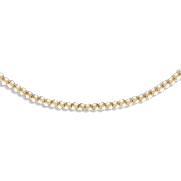 delicate marquise diamond band 3MM Ball Necklace