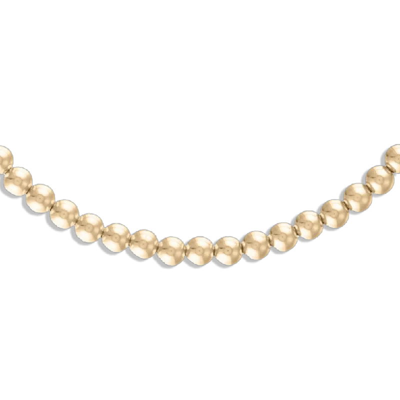 modern baguette diamond ring 5MM Ball Necklace