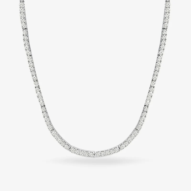 minimalist gemstone stud earrings 8.00CT Flex-Bar Diamond Eternity Tennis Necklace