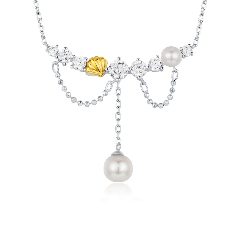 unique zodiac constellation necklace Abyssal Pearl Necklace