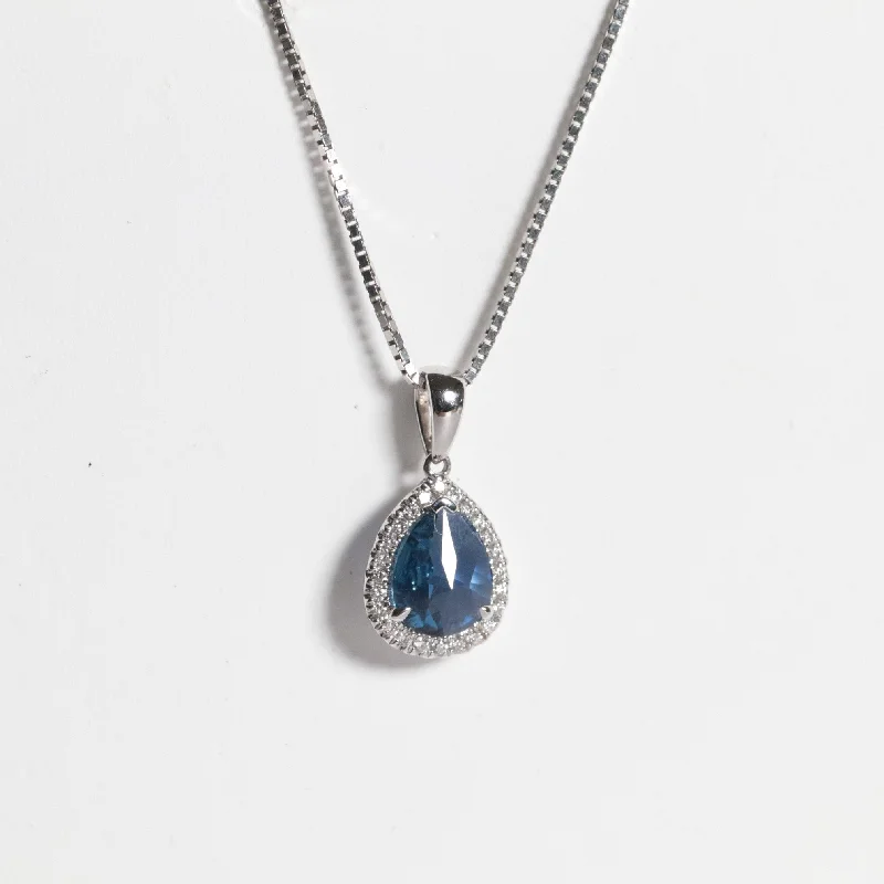 adjustable toe ring silver 'Amanda' Yogo Sapphire Necklace