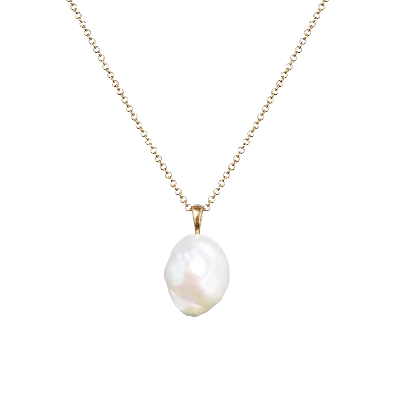 men’s silver wedding band Baroque Pearl Necklace
