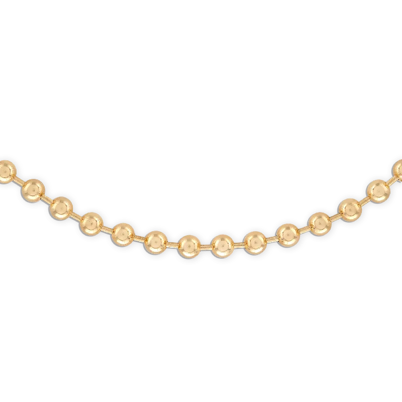 sterling silver infinity bracelet 6mm Ball Chain Necklace