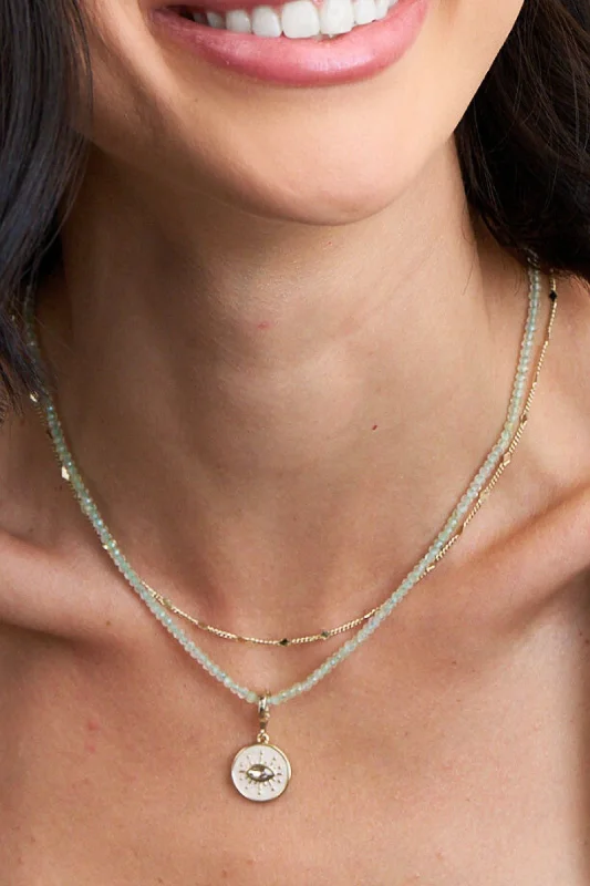 birthstone necklace for mom Charlotte Peridot Necklace | Balance