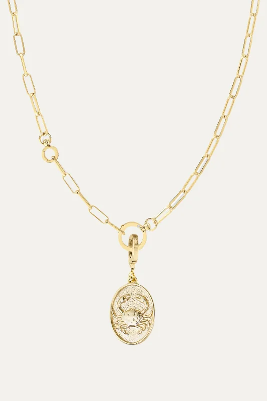 delicate pearl bracelet Tatum Chain + Zodiac Charm Bundle