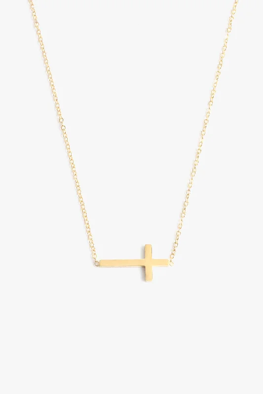 handmade leather ring CROSS CHAIN