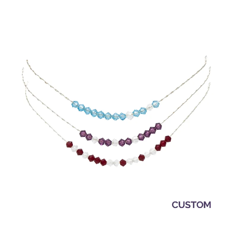 real opal ring for women Custom Swarovski Crystal Spells YOUR Words In Morse Code ~ Sterling Silver Necklace