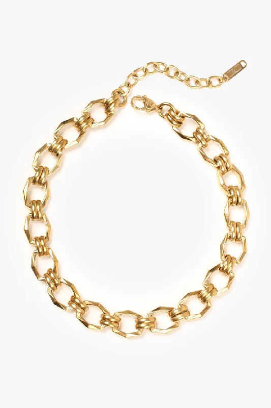 statement gold cuff earrings CYRUS CHOKER