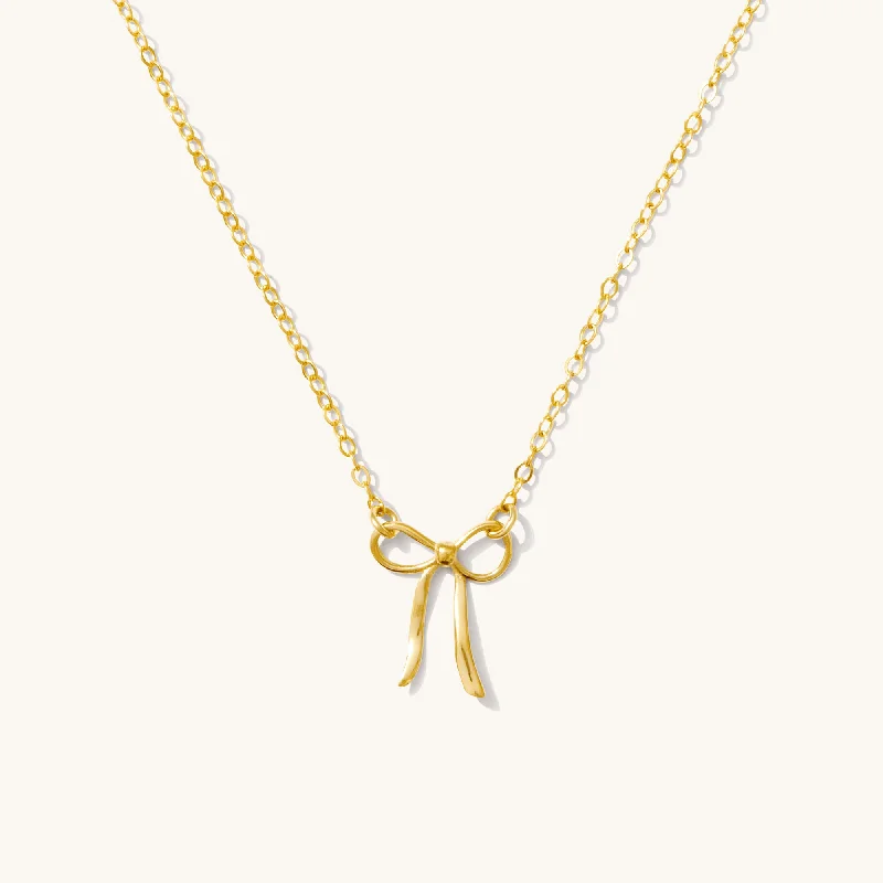 men’s rugged leather bracelet Dainty Bow Necklace