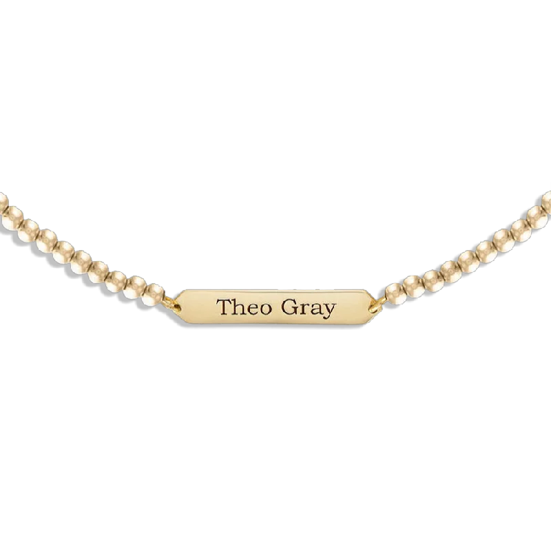 modern geometric drop earrings ForEver Name Plate Necklace