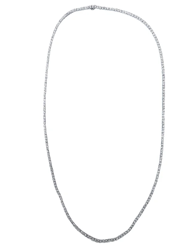 black pearl earrings classic Forevermark 30.26 Cttw. White Gold Diamond Opera Length Necklace