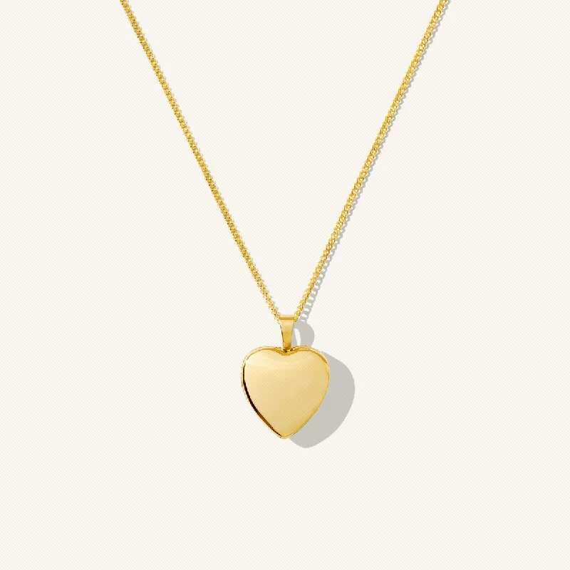 dainty ruby stacking rings Heart Locket Necklace