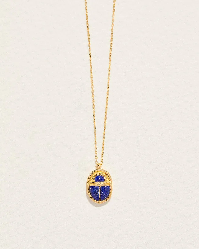 yellow sapphire engagement ring Inlay Scarab Pendant