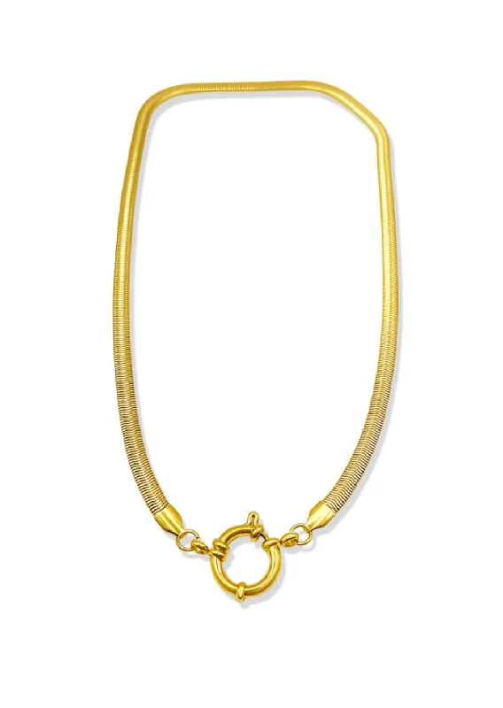 layered gold coin pendant necklace Kaidra