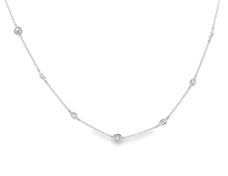 white opal engagement ring Lab Grown 2.18 Cttw. White Gold Diamonds By The Yard Necklace white opal engagement ring Lab Grown 2.18 Cttw. White Gold Diamonds By The Yard Necklace