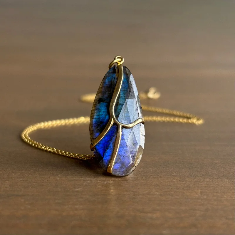 classic cubic zirconia pendant Labradorite Butterfly Pendant