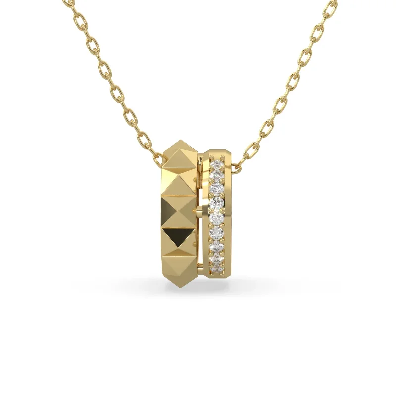 elegant art deco necklace Lands Collection "Earth" Pendant