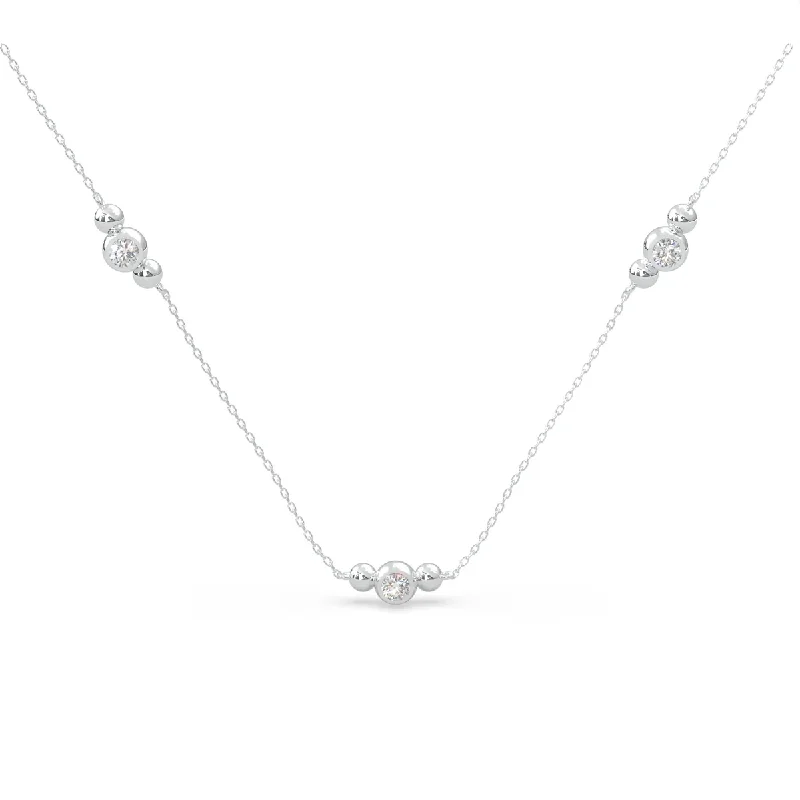 minimalist birthstone bangle Lands Collection "Spirit" Necklace
