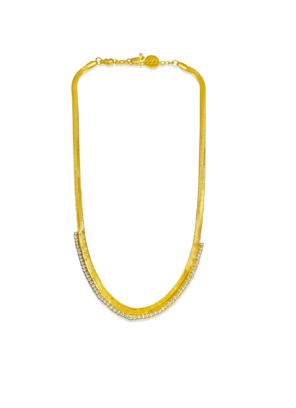 minimalist gold bracelet thin Larisa