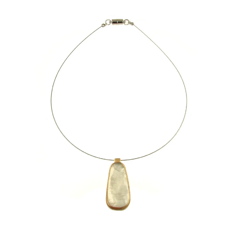 celestial moonstone ring gold Luminous Resin Oblong Pendant