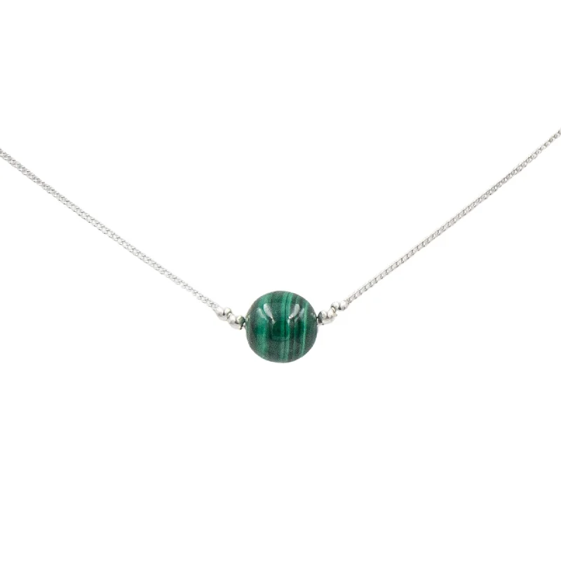 celestial sun charm anklet Malachite Solitaire