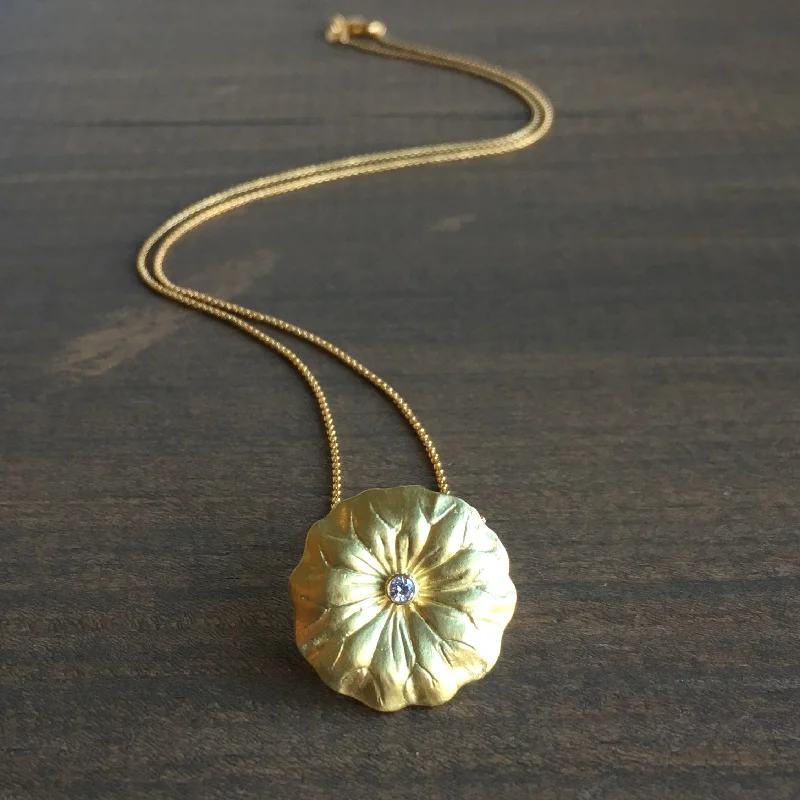 celestial moon and star bracelet Lotus Pendant with Diamond