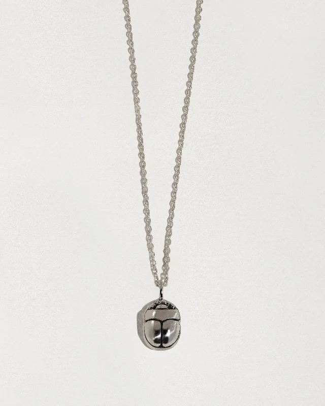 gold engagement ring vintage Mini Scarab Pendant