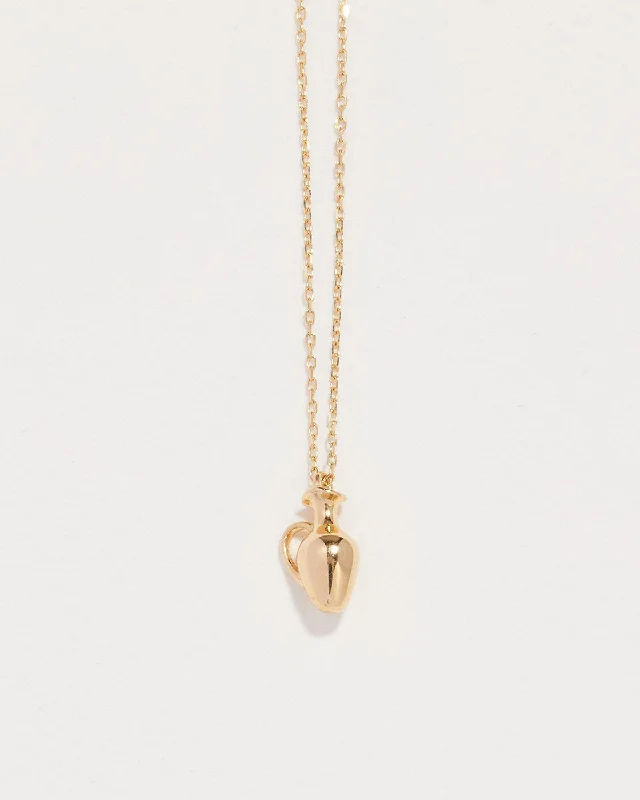 dainty chain bracelet layered Mini Vessel Pendant