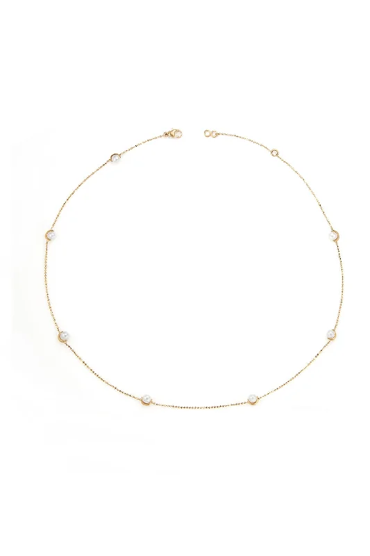 vintage locket necklace gold Multi-motif pearl necklace