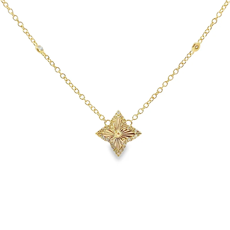 vintage diamond pendant necklace Yellow Gold Diamond Fashion Necklace