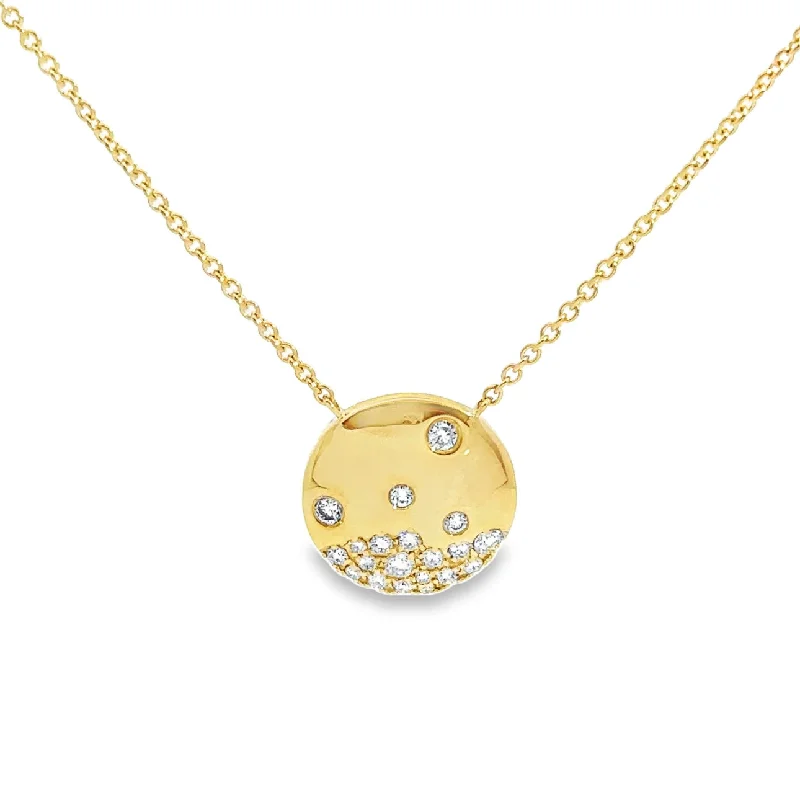 gold and turquoise statement ring Yellow Gold Diamond Fashion Necklace