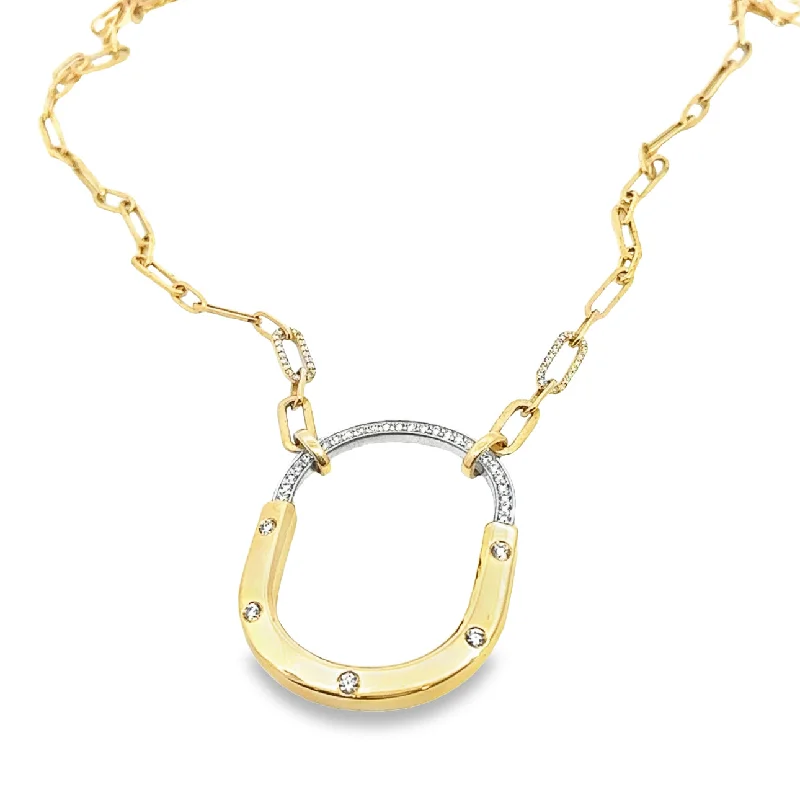 14k gold nose ring hoop Yellow Gold Diamond Fashion Necklace