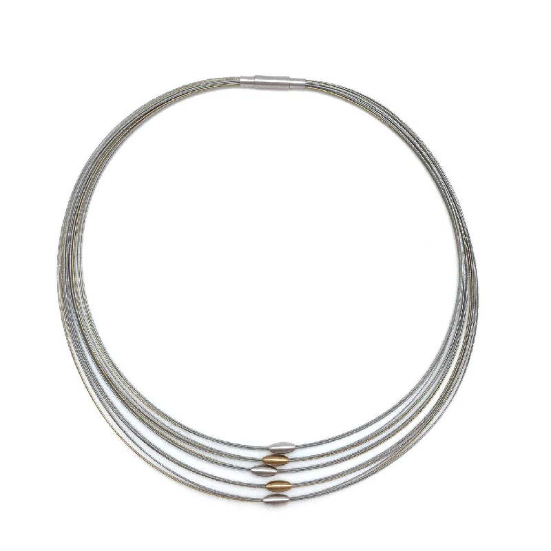 silver Celtic knot necklace Olive Necklace - Thin