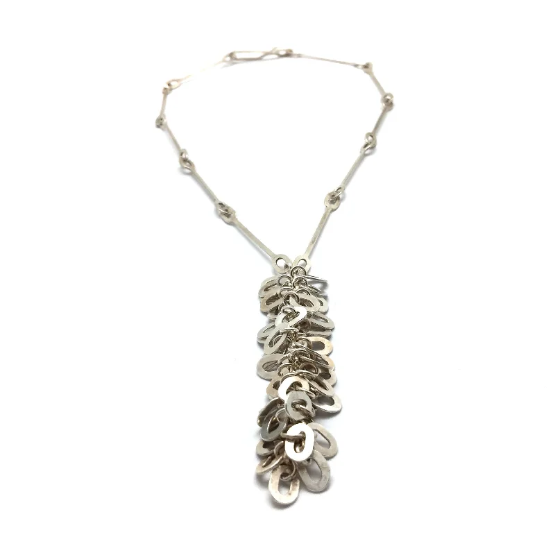 rose gold snake chain bracelet Oval Link Lariat Necklace