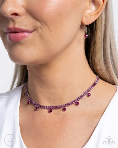 minimalist infinity ring Paparazzi Necklace ~ Breathtaking Backdrop