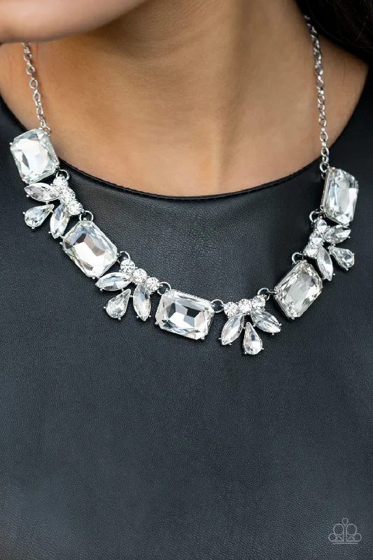 custom engraved wedding band Paparazzi Necklace EMP Exclusive ~ Long Live Sparkle - White custom engraved wedding band Paparazzi Necklace EMP Exclusive ~ Long Live Sparkle - White