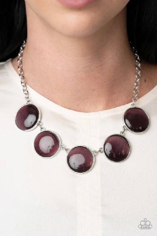 delicate pearl bracelet Paparazzi Necklace ~ Ethereal Escape - Purple