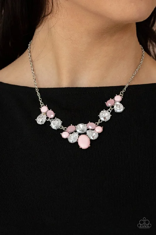 celestial moon and star bracelet Paparazzi Necklace ~ Ethereal Romance - Pink