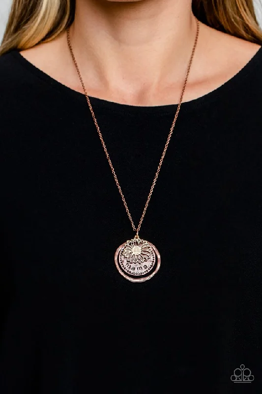 personalized family tree necklace Paparazzi Necklace ~ Flowers for Mama - Multi