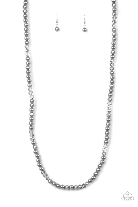 thin gold wire earrings Paparazzi Necklace ~ Girls Have More FUNDS - Silver