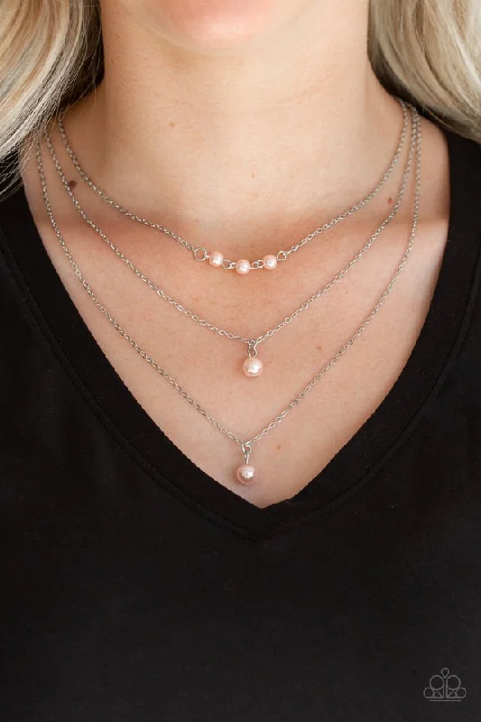 celestial moon and stars ring Paparazzi Necklace ~ High Heels and Hustle - Pink