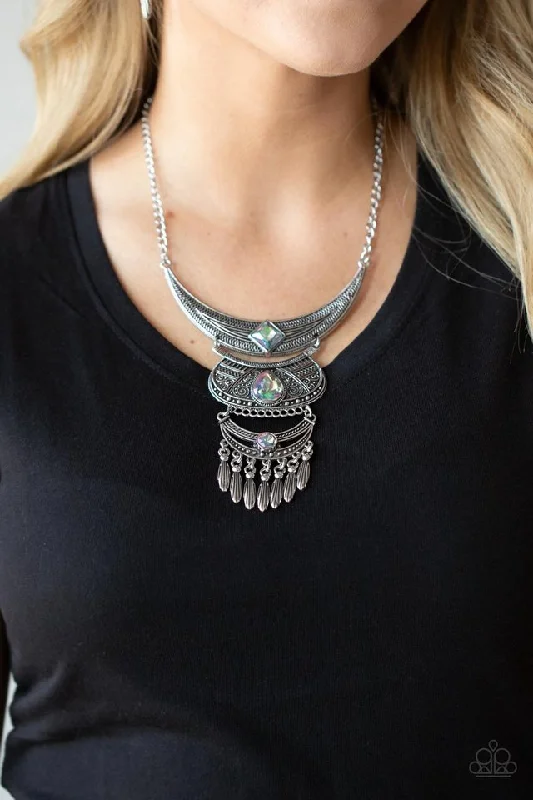 handmade beaded stretch bracelet Paparazzi Necklace ~ Lunar Enchantment - Multi