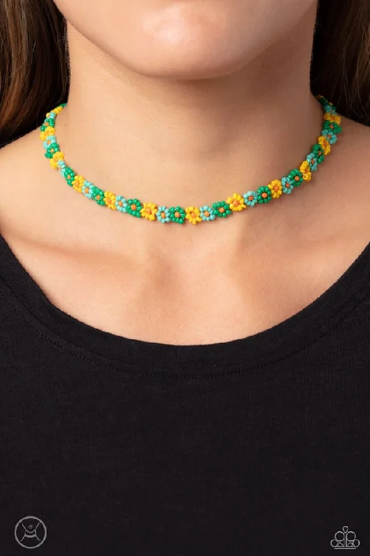 custom star sign necklace Paparazzi Necklace ~ SEED Limit - Green