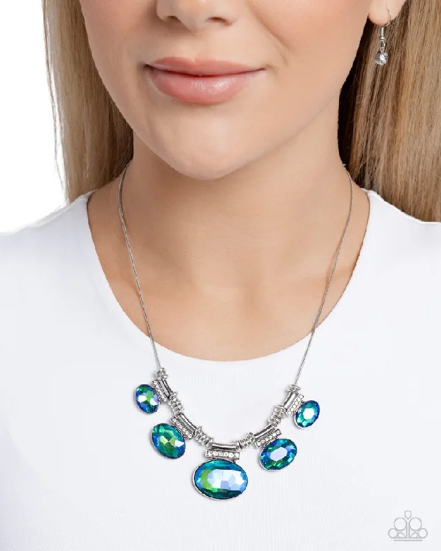 vintage filigree engagement ring Paparazzi Necklace ~ Socialite Status - Green