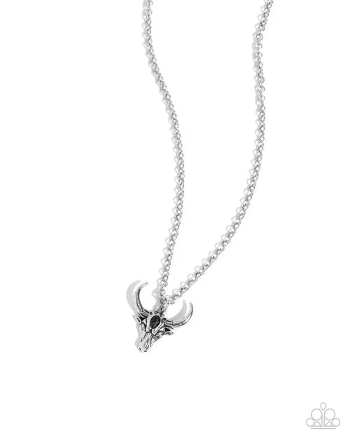 crystal-studded gold ring Paparazzi Necklace ~ Speeding Up
