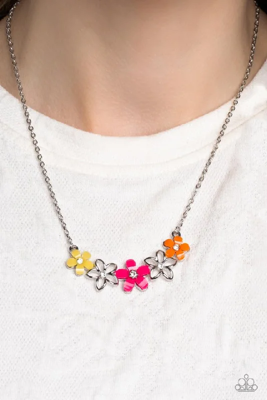 simple engraved wedding ring Paparazzi Necklace ~ WILDFLOWER About You - Pink